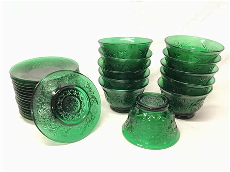 green anchor hocking glassware|More.